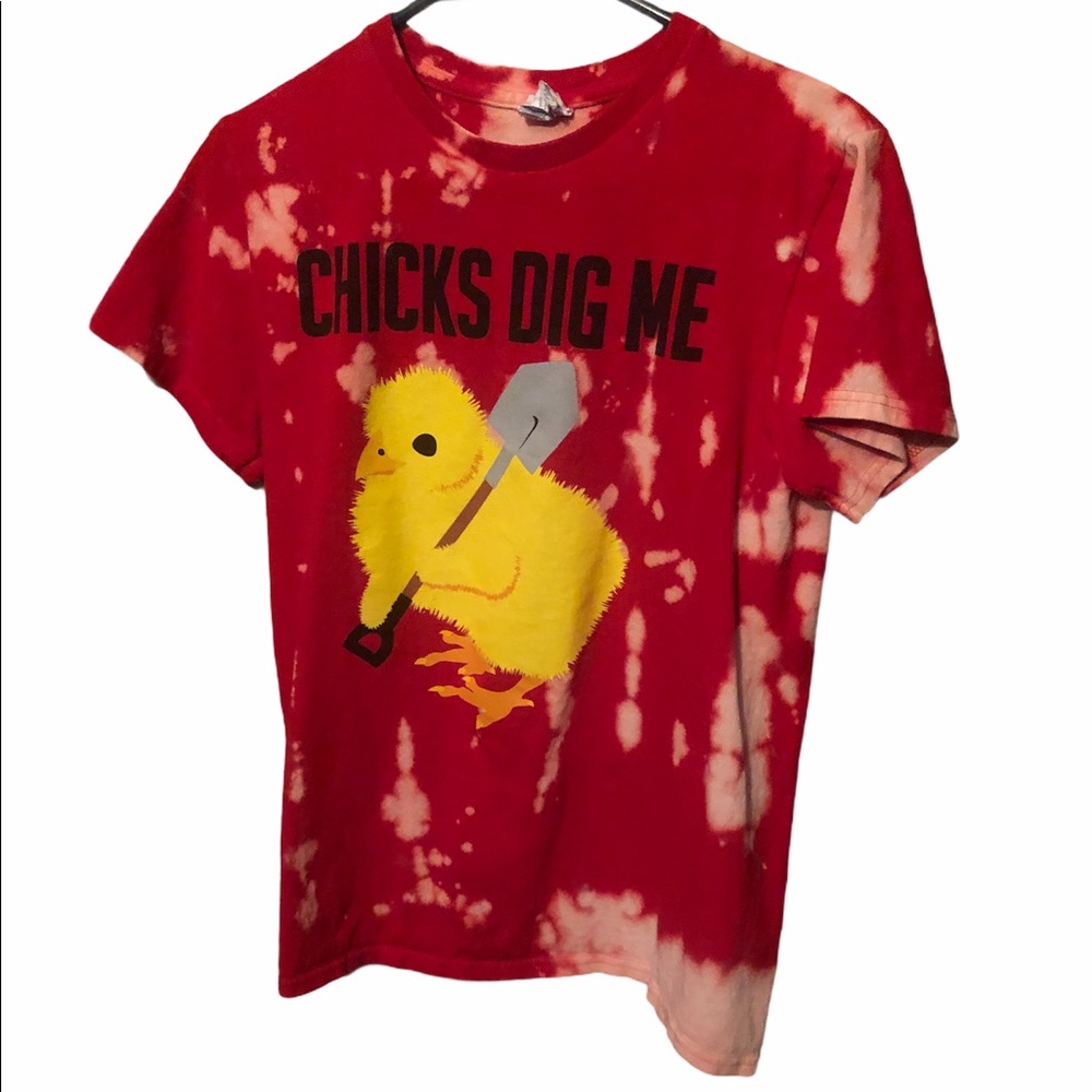 Delta Pro Weight Bleached Red Graphic Tee